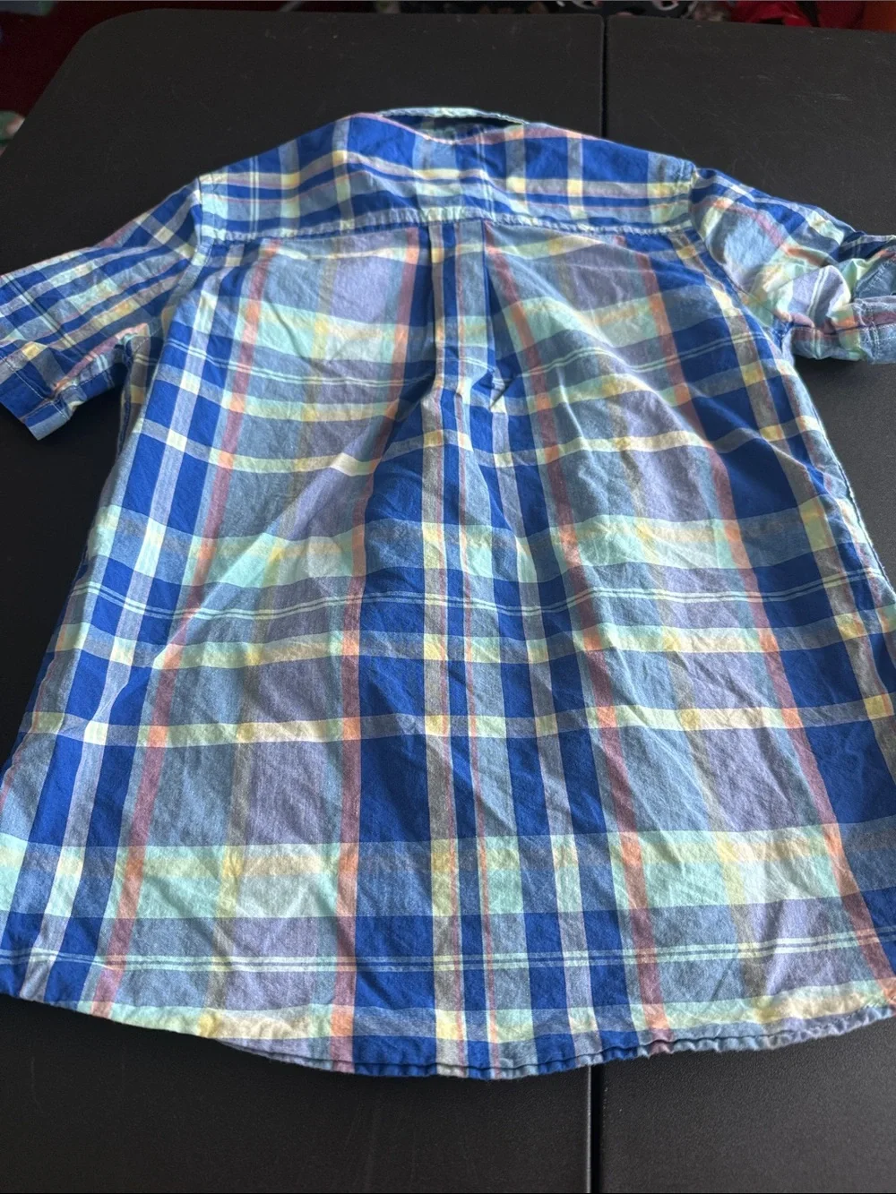 Place Boys Blue Plaid Button-Down Shirt